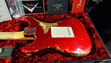 Load image into Gallery viewer, Fender Custom Shop 1965 &#39;65 Stratocaster Heavy Relic UK Spec Danish Pete Honore Candy Apple red
