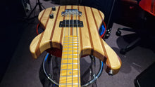 Load image into Gallery viewer, WEM Watkins Wilson British Boutique Butcher Block Custom Shop Rapier Bass Flame Neck! Wal era
