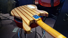 Load image into Gallery viewer, WEM Watkins Wilson British Boutique Butcher Block Custom Shop Rapier Bass Flame Neck! Wal era
