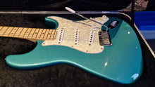Load image into Gallery viewer, 1994 Fender USA Stratocaster 40th Year Anniversary American Standard RARE Carribean Mist Guitar
