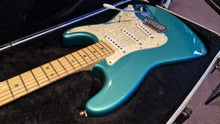 Load image into Gallery viewer, 1994 Fender USA Stratocaster 40th Year Anniversary American Standard RARE Carribean Mist Guitar
