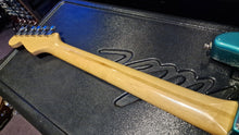 Load image into Gallery viewer, 1994 Fender USA Stratocaster 40th Year Anniversary American Standard RARE Carribean Mist Guitar
