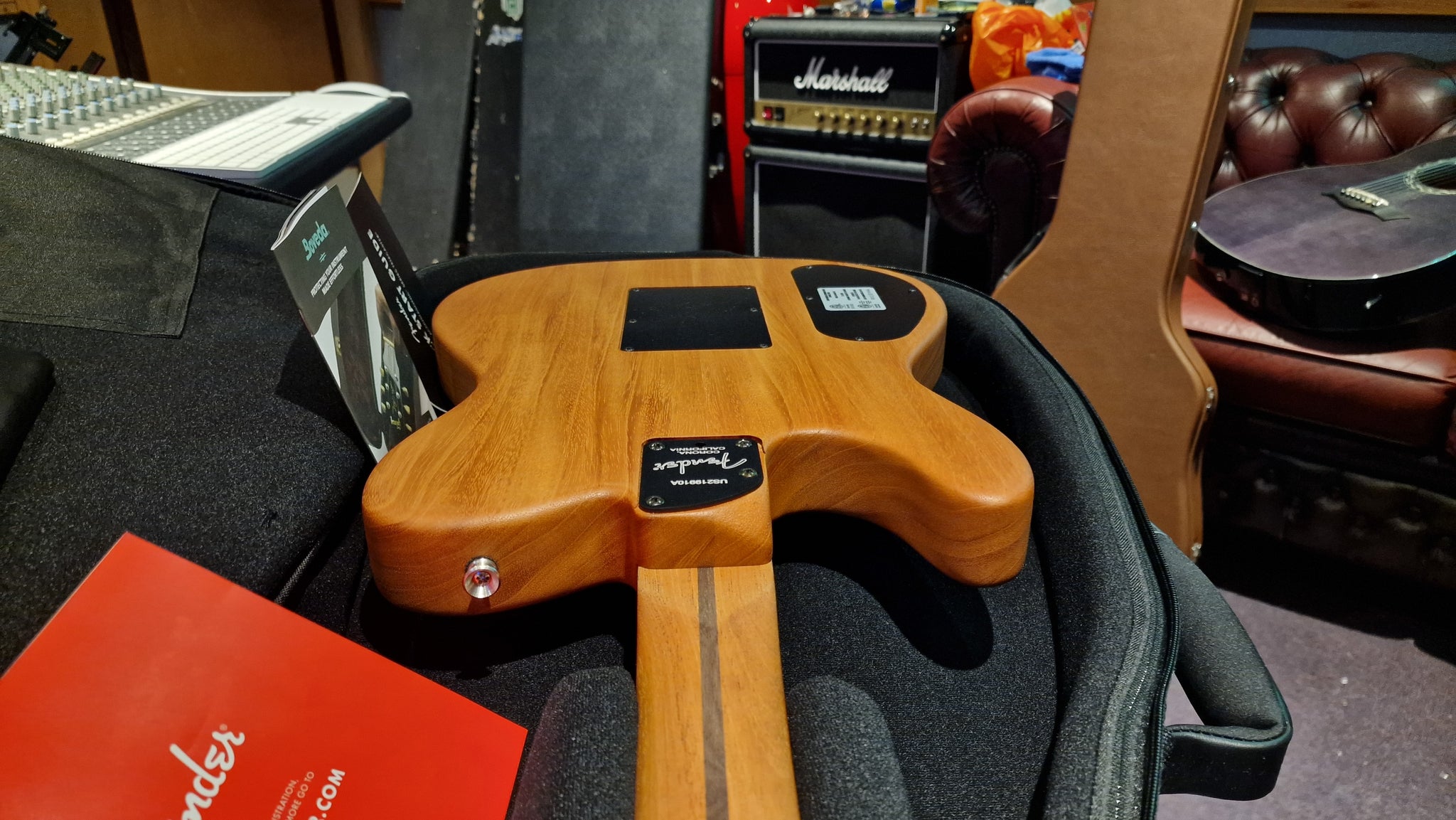 Fender American Acoustasonic Telecaster Black USA Tele