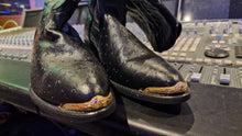 Load image into Gallery viewer, Dan Post Ostrich Cowboy Boots US Size 10 D owned by Vinnie Paul of Pantera with signed COA! Rock Music Memorabilia!
