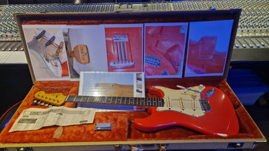 1962 Fender Stratocaster Fiesta Red Hank Marvin Vintage '60s American Electric Guitar 1 owner since 1986!