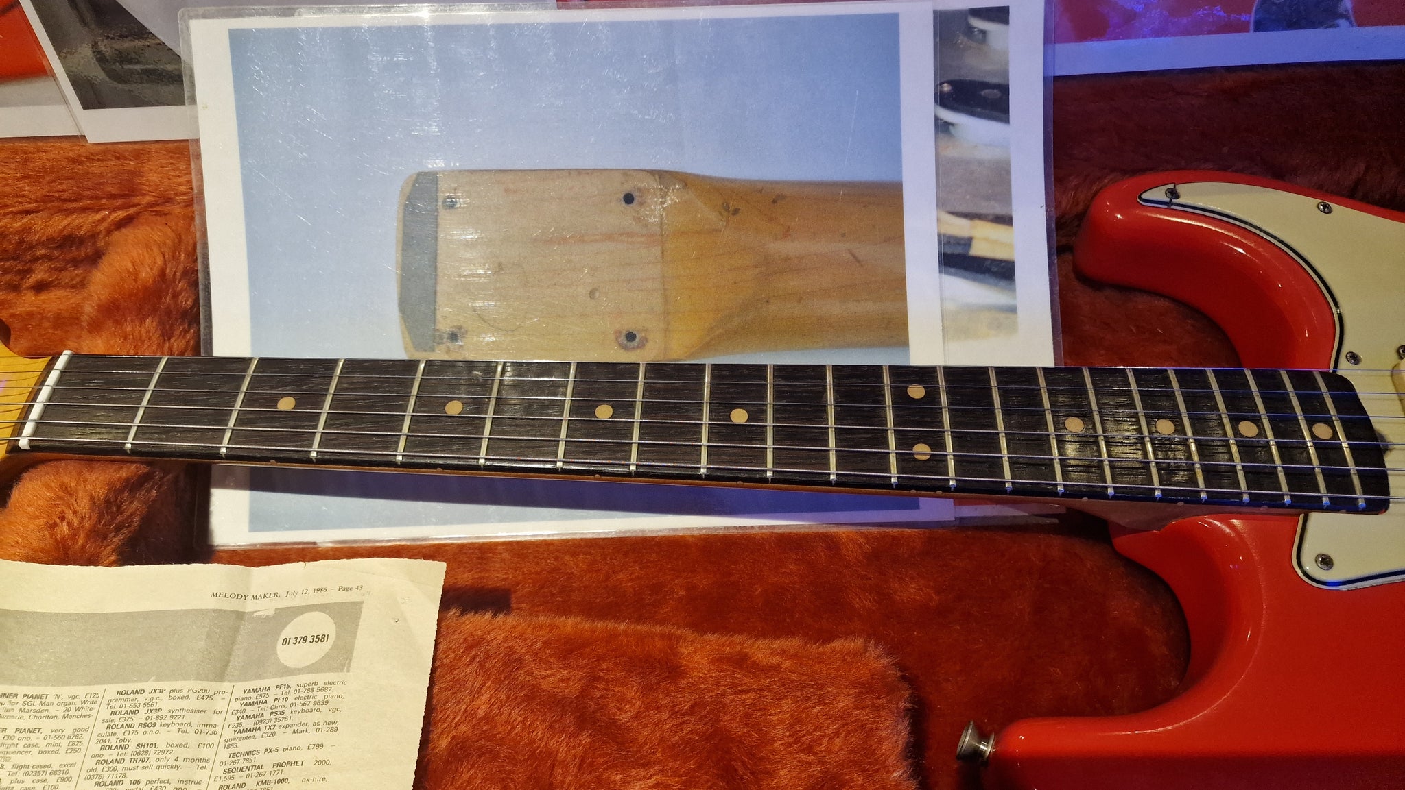 1962 Fender Stratocaster Fiesta Red Hank Marvin Vintage 60s American Essex Recording Studios