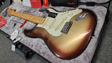 Load image into Gallery viewer, Fender American Ultra Stratocaster Mocha Burst MN Maple Neck Electric Guitar
