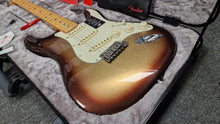 Load image into Gallery viewer, Fender American Ultra Stratocaster Mocha Burst MN Maple Neck Electric Guitar

