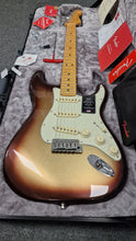 Load image into Gallery viewer, Fender American Ultra Stratocaster Mocha Burst MN Maple Neck Electric Guitar
