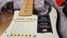 Load image into Gallery viewer, Fender American Ultra Stratocaster Mocha Burst MN Maple Neck Electric Guitar
