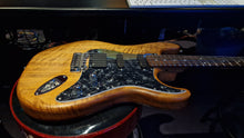 Load image into Gallery viewer, Fender American Licensed Custom Warmouth Stratocaster HSS Flame Walnut USA SRV Neck EMG Strat Electric Guitar
