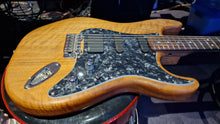 Load image into Gallery viewer, Fender American Licensed Custom Warmouth Stratocaster HSS Flame Walnut USA SRV Neck EMG Strat Electric Guitar
