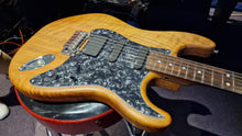 Load image into Gallery viewer, Fender American Licensed Custom Warmouth Stratocaster HSS Flame Walnut USA SRV Neck EMG Strat Electric Guitar
