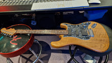 Load image into Gallery viewer, Fender American Licensed Custom Warmouth Stratocaster HSS Flame Walnut USA SRV Neck EMG Strat Electric Guitar
