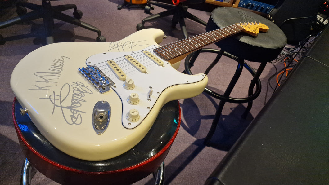 1985 Fender Stratocaster Artist Owned & Signed by Judas Priest with Photo and COA!