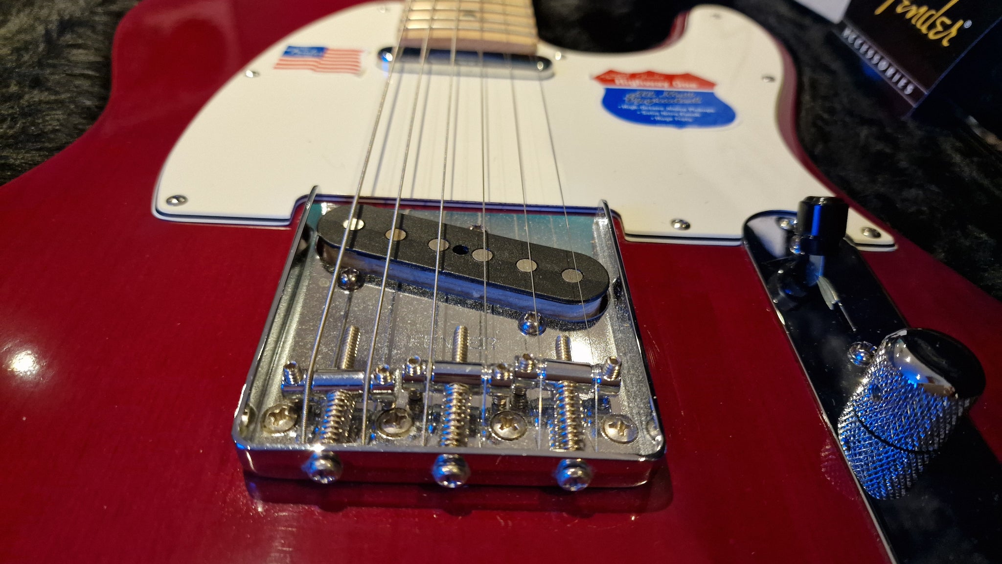 Fender Telecaster Highway One 2008 Nitro Satin Red American