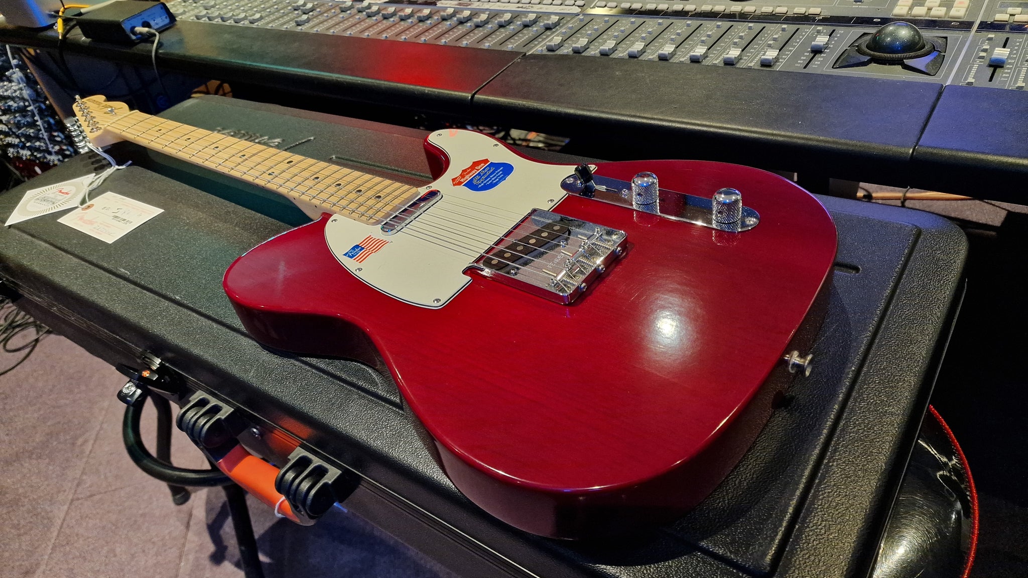 Fender Telecaster Highway One 2008 Nitro Satin Red American