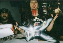 Load image into Gallery viewer, RARE Dean Dimebag Darrell DFH Dean From Hell Dimebolt Signature Guitar Signed by Pantera! Pre-Washburn D3
