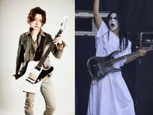 Load image into Gallery viewer, ESP Cygnus Firebird Craft House Custom Shop Artist Owned Signed LEDA Babymetal!
