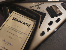 Load image into Gallery viewer, Dave Mustaine&#39;s Personally Owned Megadeth Tour Dean USA Custom Shop VMNT Flying King V kv1
