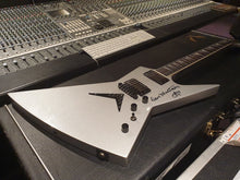 Load image into Gallery viewer, Dave Mustaine&#39;s Personally Owned Stage Used Megadeth Dean Silver Zero Explorer Guitar Signed by Him!
