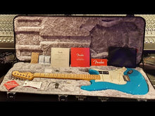 Load and play video in Gallery viewer, Fender American Professional II Stratocaster USA Strat Miami Blue in Hard Case
