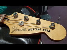 Load and play video in Gallery viewer, Fender Mustang Short Scale PJ Bass Artist Owned by The Darkness - Album Played!
