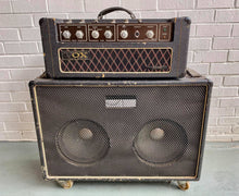 Load image into Gallery viewer, RARE Jimi Hendrix Tour Played Vox Defiant 100 Watt Artist Owned Vintage Guitar Amp 2x12 Speaker Cab
